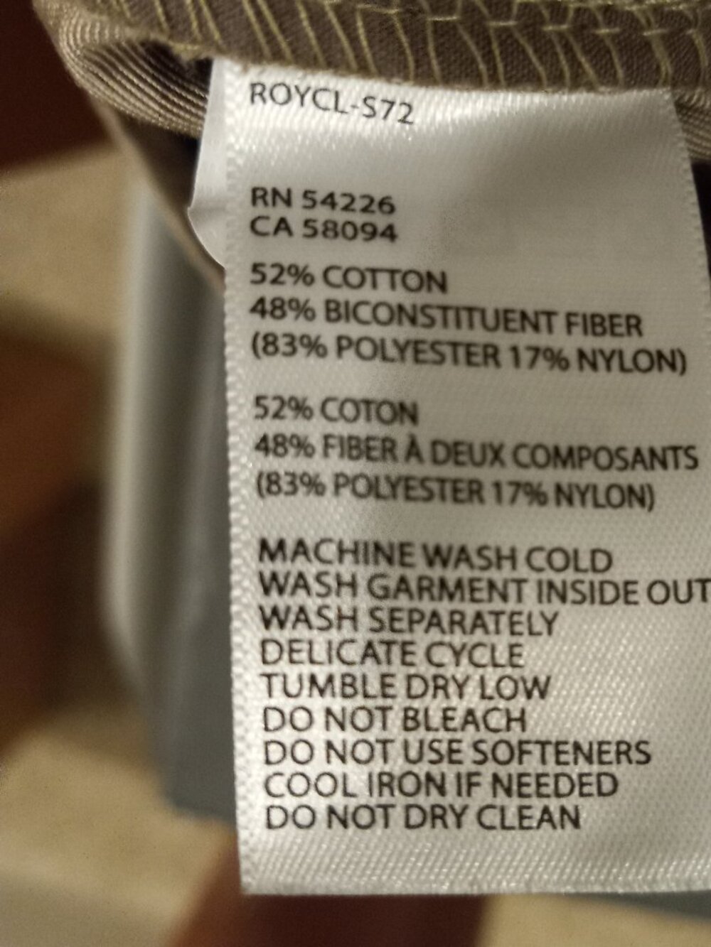 Royal Robbins Mens Convoy All Season Pants 40 / 32 NWT Khaki - Picture 4 of 5